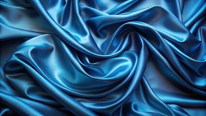 Fototapeta premium Elegant blue silk background perfect for luxury or fashion themed design projects, blue, silk, background, elegant, luxury, fashion