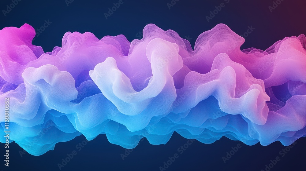 Poster sound loud 3d rendering concept, dynamic shockwave rendering with explosive loud sound effects in vi