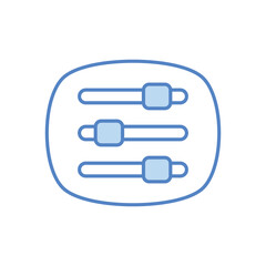 Equalizer vector icon