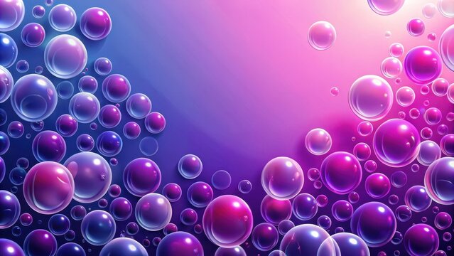 Purple Bubble Background