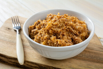bigos z kiszonej kapusty, popularne polskie danie
