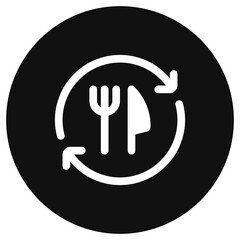 Editable food processing, processing order vector icon. Part of a big icon set family. Perfect for web and app interfaces, presentations, infographics, etc