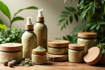 Biodegradable Eco-friendly Mushroom Packaging, Handmade Skin Care Set with Natural Ingredients for Relaxing Self-Care Routine