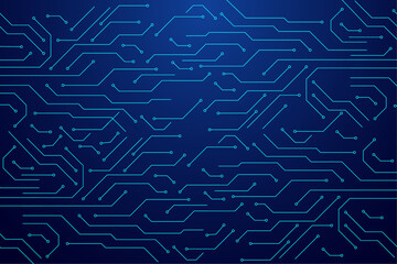 Abstract futuristic circuit board Illustration, Circuit board with various technology elements. Circuit board pattern for technology background. Vector illustration
