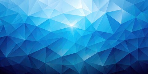 Obraz premium Abstract polygonal blue background, geometric, polygons, shapes, modern, design, backdrop, texture, graphic