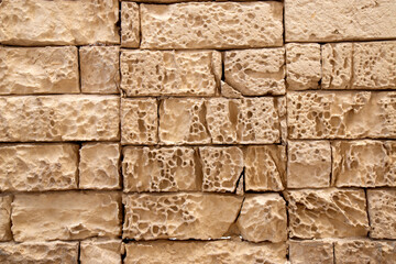 Background – sand stone stone wall