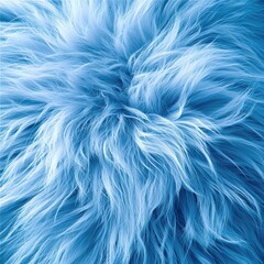 Fototapeta premium Soft Blue Fur Texture High Res Background Textile Design Abstract Fluffy Detailed Na
