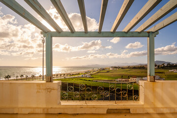 Luxury View of Landscape from terrace in Fnideq, Morocco