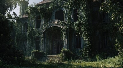 Overgrown Mansion Reclaimed By Nature