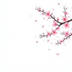 Springtime Cherry Blossoms  Filled with Elegance