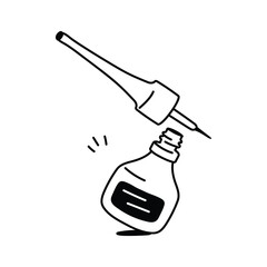 Icon of an eyeliner tube, perfect for beauty and makeup designs