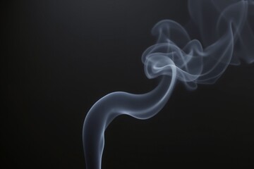 Elegant Blue Smoke Swirls: Perfect for Backgrounds, Wallpapers, and Artistic Designs
