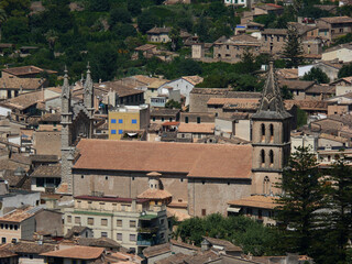 Blick auf Sóller auf Mallorca
