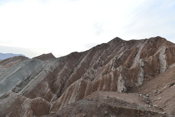 Obraz premium Geomorphic Scenery Desert in Xinjiang, China