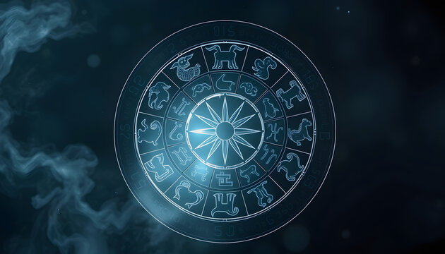 Zodiac signs inside of horoscope circle astrology and horoscopes concept isolated . Shades of white., png