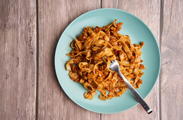 Bolognese with minced beef