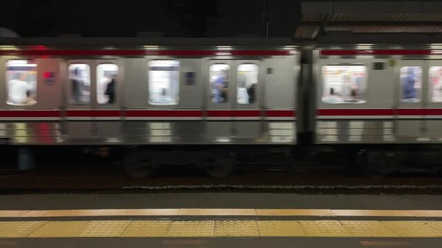 Tangerang, Indonesia - October 30, 2024: Passenger of KRL Commuterline, commonly known as Greater Jakarta Commuter rail, Jakarta Commuter rail seen at Cisauk Station, Tangerang, Indonesia