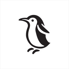 bird on a white background