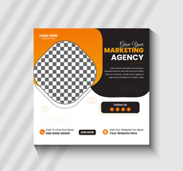 Social media posts and corporate templates for digital marketing agencies.
