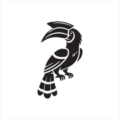 eagle cartoon isolated on white