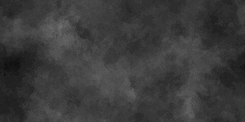 Abstract smoke on black background texture. dark grunge concrete wall texture. dark black and gray smooth smoke, fog abstract steam background with clouds backdrop design. dark paper texture.