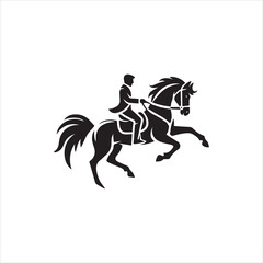 Fototapeta premium racing silhouette