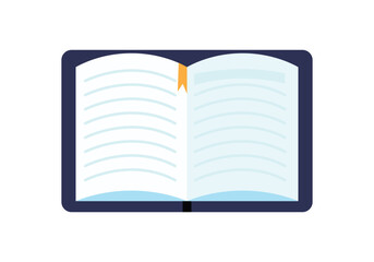 Vector Illustration of an Open Book,  Creative and Professional Design for Writing, Reading, and Knowledge-Based Projects.