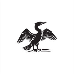 heron in flight