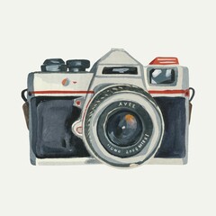 Illustration of a camera