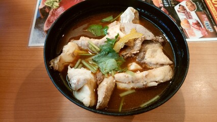 This is Japanese food. Japanese people like to eat it.