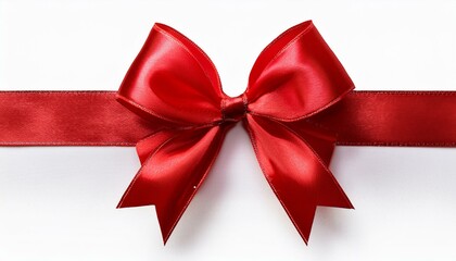 Fototapeta premium red ribbon bow