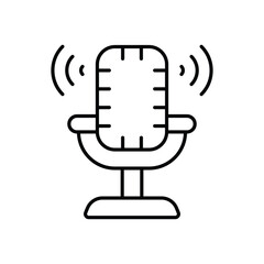 Microphone vector icon