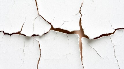 Obraz premium Cracked White Texture Distressed Aged Grunge Background