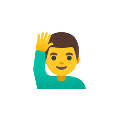 Person Raising Hand  
