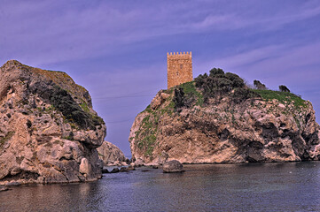 Sile Castle and Black Sea view in Sile, Istanbul, Turkey. 