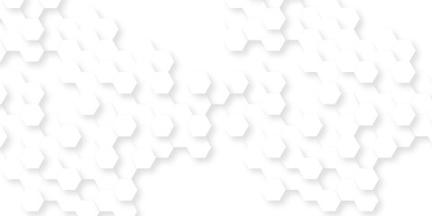 Background with hexagons. Abstract background with lines. white texture background. hexagon abstract background. Surface polygon pattern with glowing hexagon paper texture and futuristic business
