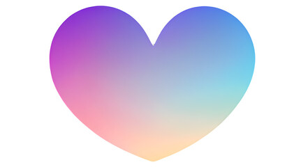 Pastel Gradient Heart
