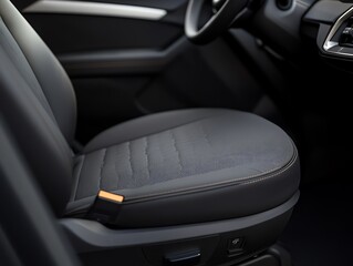 Modern car interior showcasing sleek design.