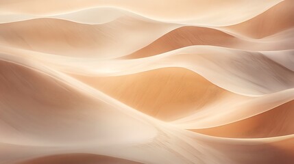 Obraz premium Calming Rhythms Illustration Featuring Soft Waves and Harmonious Abstract Patterns