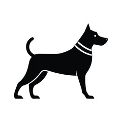 dog silhouette Premium Quality Design on white background
