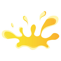 Cheese Splash with Colorful Cartoon Design. Vector Illustration