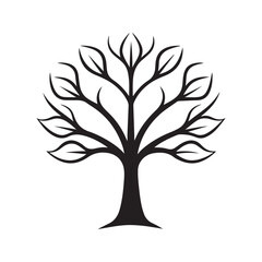 Tree icon, logo vector