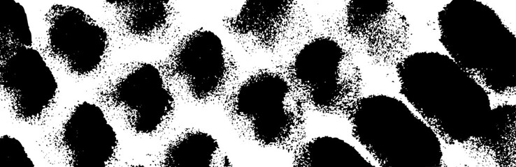 Vintage rough background with distressed texture and paint strokes. Abstract geometric pattern with black overlay. Flat vector illustration isolated