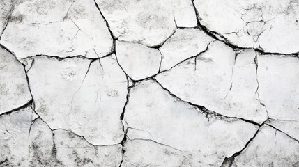 Fototapeta premium Cracked ice surface texture with natural background showcasing patterns and details in a frozen environment.