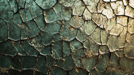 Textured cracked glass surface with an aged and distressed appearance ideal for backgrounds and design elements