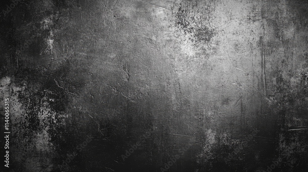 Poster grunge gray concrete wall texture with a dirty paint finish for background and design projects