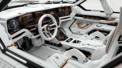 Futuristic Car Interior: A Glimpse into Tomorrow's Automotive Design