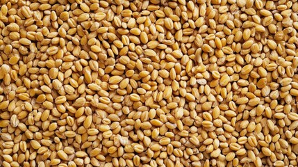 Fototapeta premium Cracked wheat texture background showcasing whole grain health benefits for cooking and baking delicious recipes.