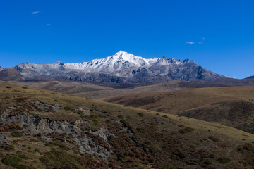 Natural scenery of Ganzi Yala Snow Mountain in Sichuan Province, China