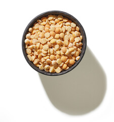 bowl of dried peas